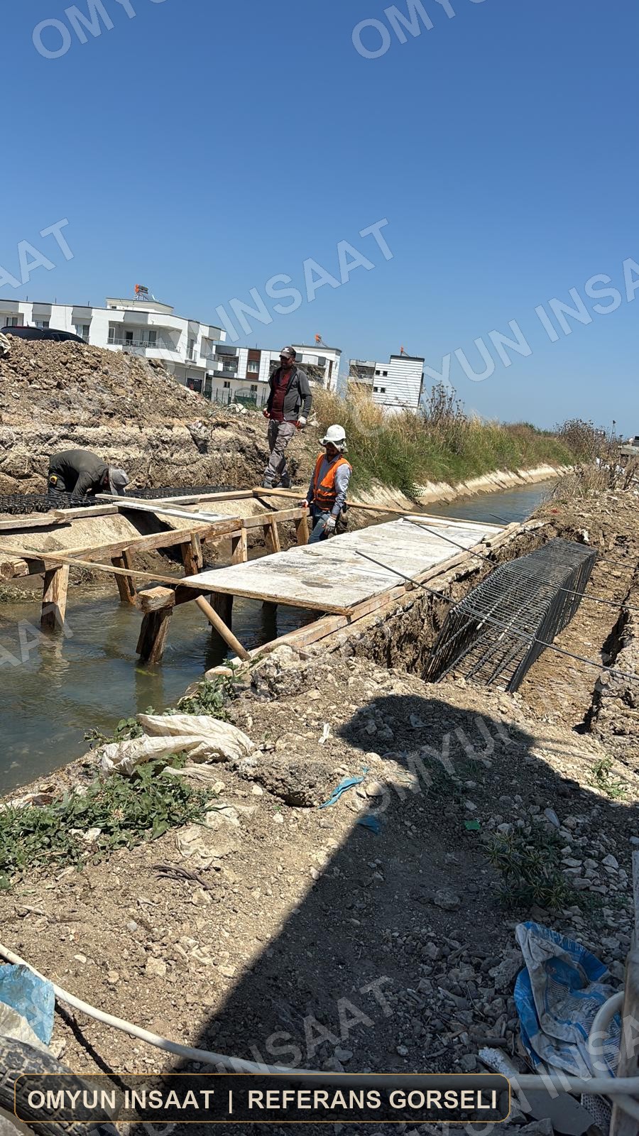 Kanal ve saha kalıp uygulaması